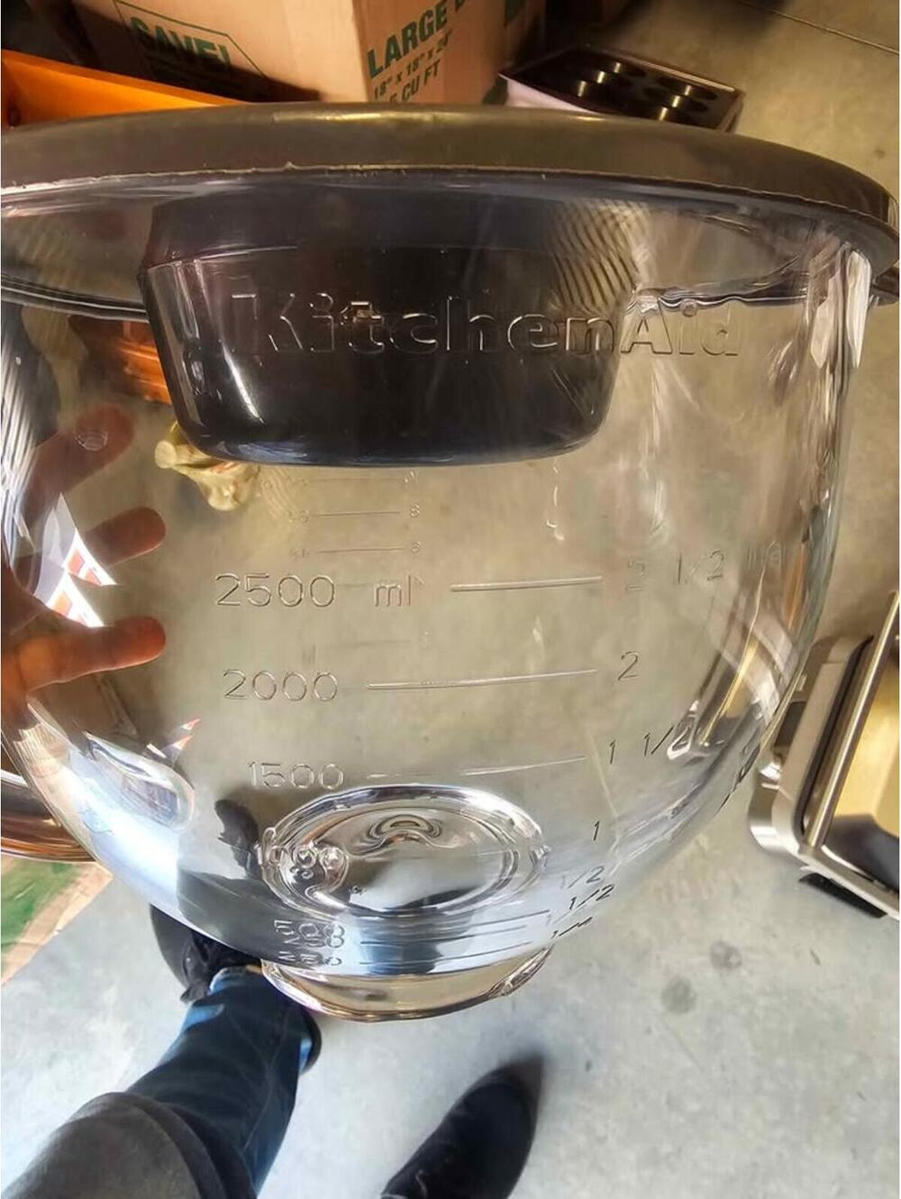 KitchenAid 5 Quart Glass Mixing Bowl - Picture 3 of 4